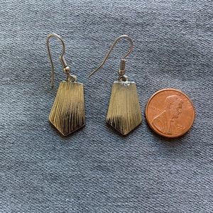 Silver tone earrings